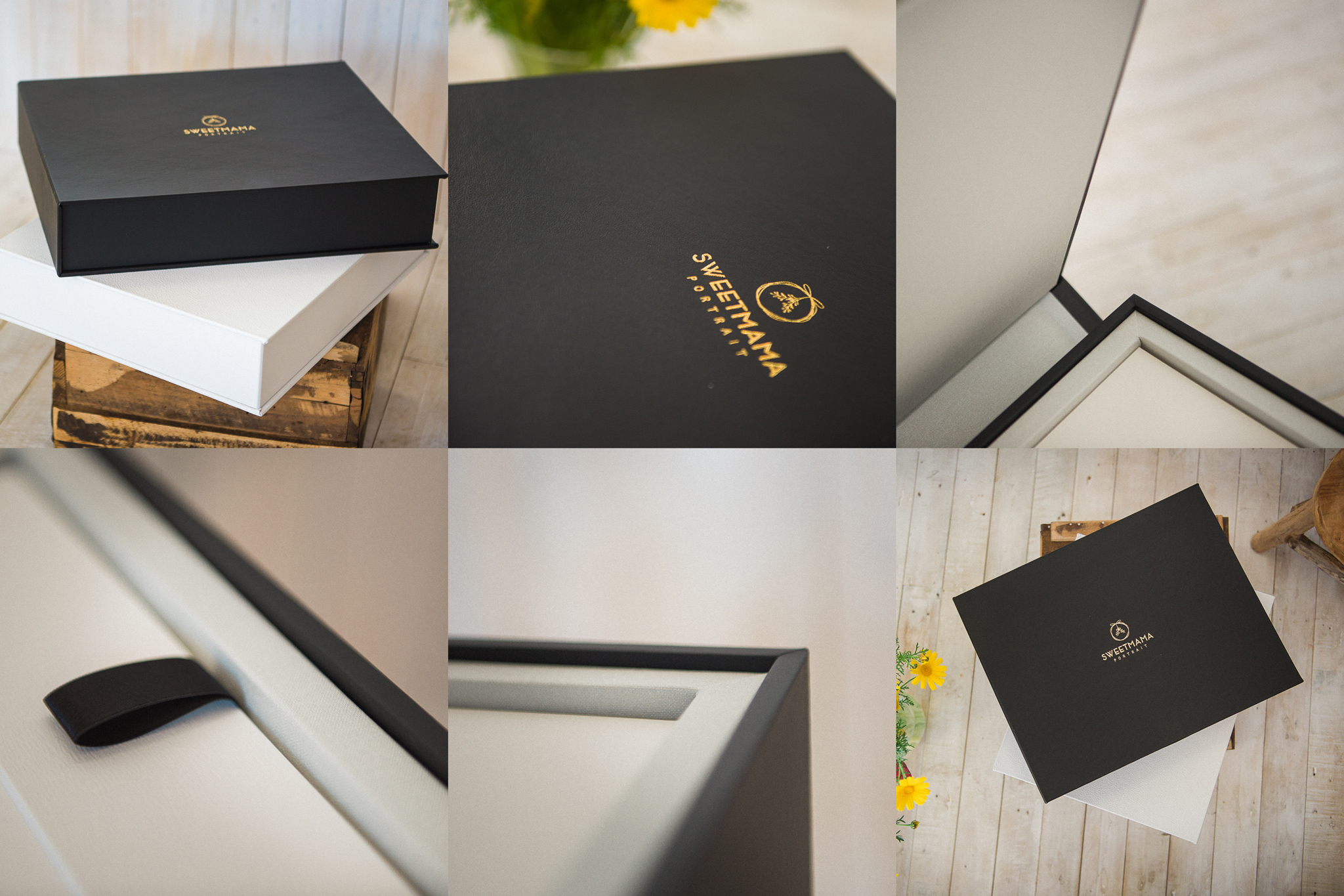 Folio Boxes, signature portrait products - Sweetmama Photography, Cyprus-based photography boutique specialising in couture-inspired Christening, Family, and Newborn portrait photography